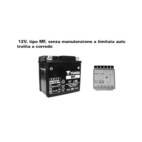Batteria 12V Sigillata YT9B-BS / GT9B-4 [065081]